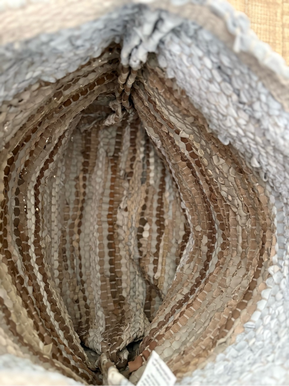 NWT Studio Mabelle chindie woven cotton tote bag - Picture 5 of 5